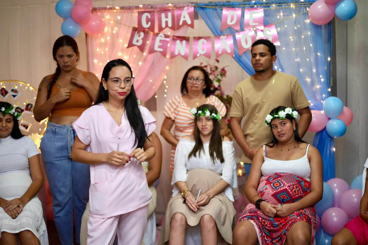 Chá de Bênçãos celebra gestantes do projeto Registrando Amor no Mês da Primeira Infância em Atalaia